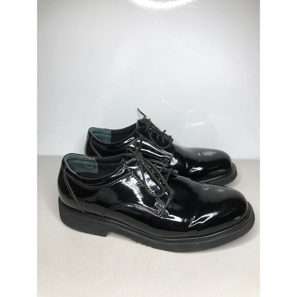 Thorogood Black Patent Leather Oxfords Lace Work Shoes Men’s sz 10.5M US/43.5EU main image 7